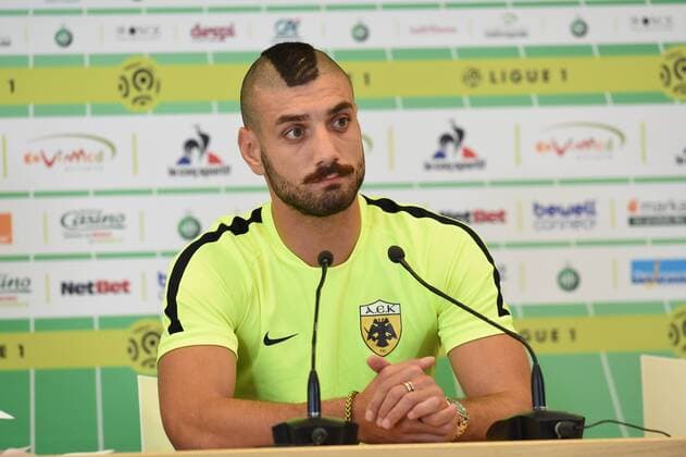 Christos Aravidis (aek athenes) FOOTBALL : PK AEK Athen - Europa Ligue - 3. Quali Runde - 27 07 2016 FredericChambertx 
