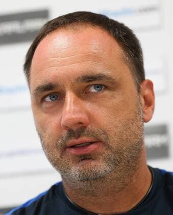 SOCCER - EL quali, Admira vs Liberec, preview MARIA ENZERSDORF,AUSTRIA,27.JUL.16 - SOCCER - UEFA Europa League, qualification, FC Admira Wacker Moedling vs FC Slovan Liberec, preview, press conference PK Pressekonferenz of Liberec. Image shows head coach Jindrich Trpisovsky (Liberec). GEPAxpictures xPhilippxBrem