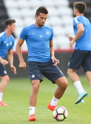 SOCCER - EL quali, Admira vs Liberec, preview MARIA ENZERSDORF,AUSTRIA,27.JUL.16 - SOCCER - UEFA Europa League, qualification, FC Admira Wacker Moedling vs FC Slovan Liberec, preview, training of Liberec. Image shows Milan Baros (Liberec). GEPAxpictures xPhilippxBrem