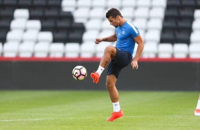 SOCCER - EL quali, Admira vs Liberec, preview MARIA ENZERSDORF,AUSTRIA,27.JUL.16 - SOCCER - UEFA Europa League, qualification, FC Admira Wacker Moedling vs FC Slovan Liberec, preview, training of Liberec. Image shows Milan Baros (Liberec). GEPAxpictures xPhilippxBrem