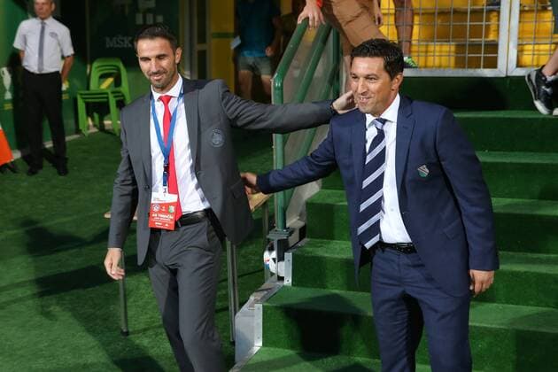 UEFA CHAMPIONS LEAGUE QUALIFICATION THIRD ROUND MATCH IN ZILINA: AS TRENCIN - LEGIA WARSAW MARTIN SEVELA BESNIK HASI  160727PYK0004