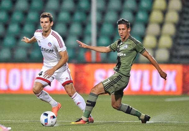 Mihail Aleksandrov Zylina Football third qualifying round UEFA Champions League season 2016 2017 AS Trencin - Legia Warsaw Mihail Aleksandrov  20160727PF_RR022
