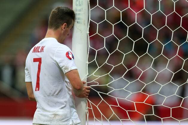 September 7, 2015 - Warsaw, Poland - Polish player Arkadiusz Milik will play in italian team Napoli in season 2016 17. ..Last season Milik hit 24 goals and provided 12 assists in 42 games for Ajax. Arkadiusz Milik will play in Napoli in season 2016 17  - ZUMAn230