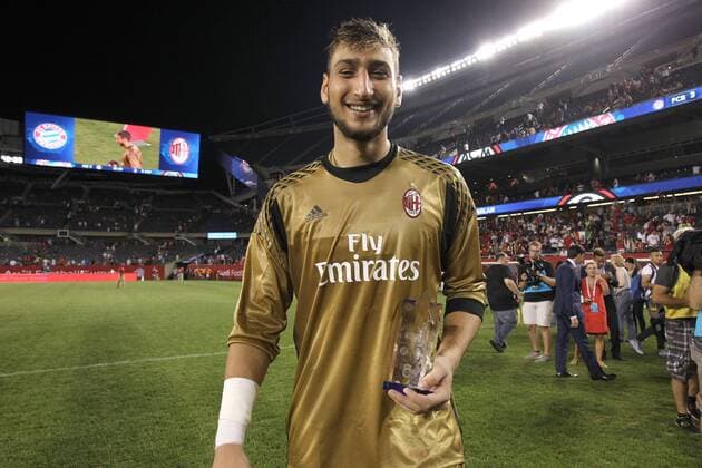 DONNARUMMA, TROFEO MAN OF THE MATCH MILAN 2016-17 - AC MILAN - FC BAYERN MÜNCHEN