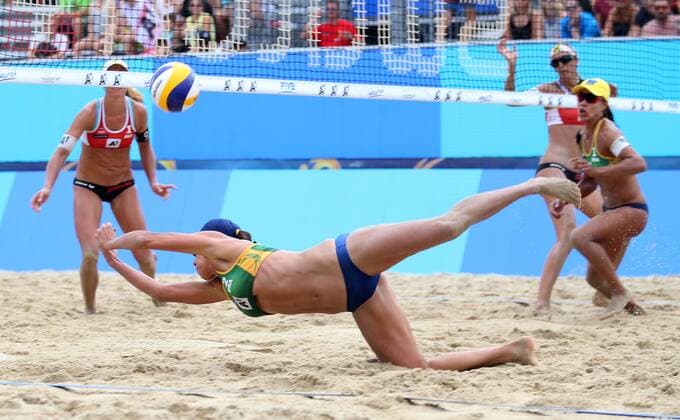 BEACHVOLLEYBALL - A1 Major Klagenfurt 2016 KLAGENFURT,AUSTRIA,28.JUL.16 - Beach volleyball Beachvolleyball - FIVB World Tour 2016, A1 Major Klagenfurt, women. Image shows Taiana De Souza Lima (BRA). GEPAxpictures xDanielxGoetzhaber