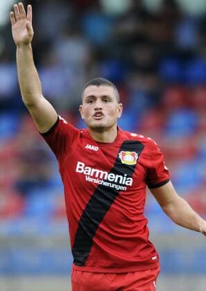 Fussball, Bundesliga, Deutschland, Herren, Saison 2016 2017, Vorbereitungsspiel, Testspiel in der BELKAW Arena Bergisch Gladbach: Bayer Leverkusen - FC Porto 1:1; Kyriakos Papadopoulos (Leverkusen). Aktion, Einzelbild.