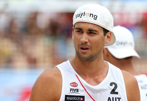 BEACHVOLLEYBALL - A1 Major Klagenfurt 2016 KLAGENFURT,AUSTRIA,28.JUL.16 - Beach volleyball Beachvolleyball - FIVB World Tour 2016, A1 Major Klagenfurt, men. Image shows Christoph Dressler (AUT). GEPAxpictures xDanielxGoetzhaber