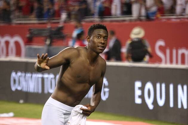 July 27, 2016 - Chicao, Illinois, U.S - Bayern Munich Defender DAVID ALABA (27) heads to the locker room after losing to AC Milan5-3. SOCCER 2016: Penalties were needed to break a 3-3 draw between Bayern Munich and AC Milan Wednesday July 27, 2016 at Soldier Field in Chicago, Illinois. AC Milan won the shootout 5-3. - ZUMAl136