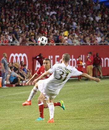 July 27, 2016 - Chicao, Illinois, U.S - AC MILAN DEFENDER ANTONELLI LUCA (31) in action during the first half of the game at Soldier Field. SOCCER 2016: Penalties were needed to break a 3-3 draw between Bayern Munich and AC Milan Wednesday July 27, 2016 at Soldier Field in Chicago, Illinois. AC Milan won the shootout 5-3. - ZUMAl136