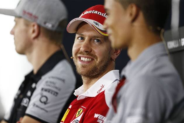 Bilder des Tages - Sport Motorsports: FIA Formula One World Championship WM Weltmeisterschaft 2016, Grand Prix of Germany, 27 Nico Hulkenberg (GER, Sahara Force India F1 Team), 5 Sebastian Vettel (GER, Scuderia Ferrari), 94 Pascal Wehrlein (GER, Manor Racing F1 Team), xHOCHxZWEIx