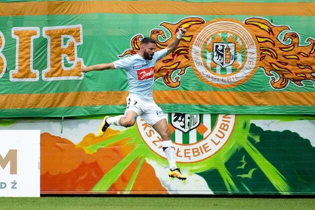 Fußball, EL Quali, Zaglebie Lubin - SönderjyskE 2016.07.28, LUBIN , III RUNDA ELIMINACJI LIGI EUROPY , KGHM ZAGLEBIE LUBIN vs SONDERJYSKE DANIA, nz MARC DAL HENDE 7(SonderjyskE) GOL RADOSC, ---  160728LUC_2622