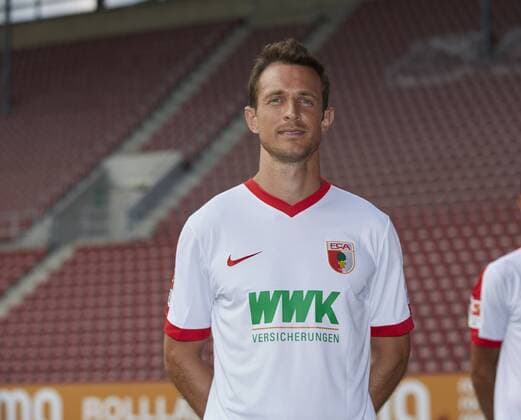 Christoph Janker (FC Augsburg 16) FC Augsburg, Porträttermin 2016 2017,