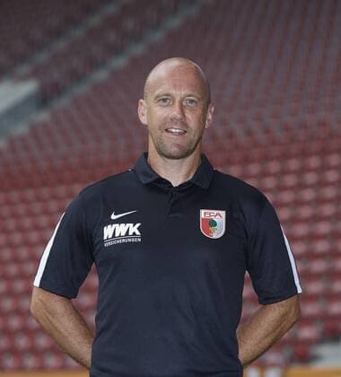 Frank Steinmetz (Co-Trainer FC Augsburg) FC Augsburg, Porträttermin 2016 2017,