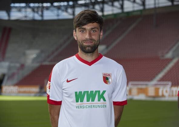 Jan Moravek (FC Augsburg 14) FC Augsburg, Porträttermin 2016 2017,