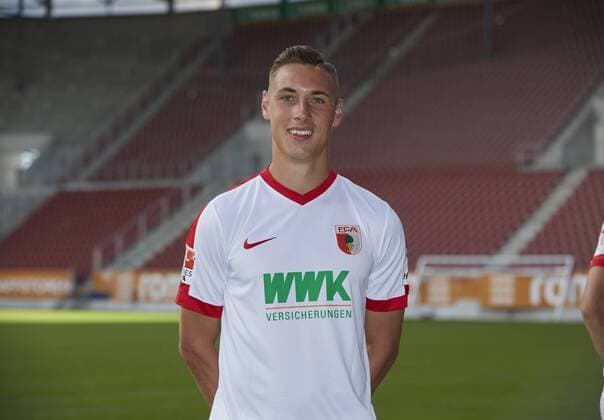 Dominik Kohr (FC Augsburg 21) FC Augsburg, Porträttermin 2016 2017,