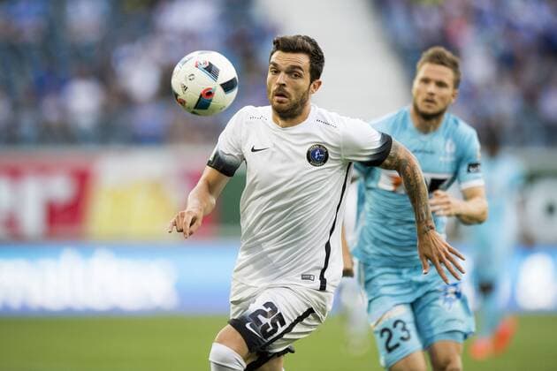 Viitorul s Aurelian Chitu pictured in action during the first leg match of the third qualifying round between Belgian first league soccer team KAA Gent and Romania s FC Viitorul Constanta in the Europa League competition, on Thursday 28 July 2016, in Gent. JASPERxJACOBS  x04899780x