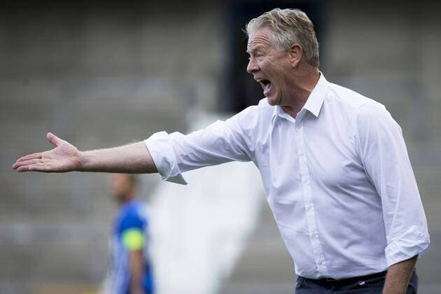 Genk s head coach Peter Maes pictured during the first leg game of the third qualifying round between Belgian first league soccer team KRC Genk and Ireland s Cork City F.C. in the Europa League competition, on Thursday 28 July 2016, in Genk. KRISTOFxVANxACCOM  x04899790x