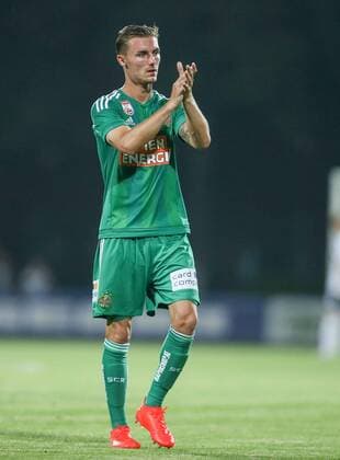 SOCCER - EL quali, Zhodino vs Rapid ZHODZINA,BELARUS,28.JUL.16 - SOCCER - UEFA Europa League, qualification, FC Torpedo Zhodino vs SK Rapid Wien. Image shows Mario Pavelic (Rapid). Keywords: Wien Energie. GEPAxpictures xMarioxKneisl