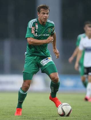 SOCCER - EL quali, Zhodino vs Rapid ZHODZINA,BELARUS,28.JUL.16 - SOCCER - UEFA Europa League, qualification, FC Torpedo Zhodino vs SK Rapid Wien. Image shows Stefan Schwab (Rapid). Keywords: Wien Energie. GEPAxpictures xMarioxKneisl