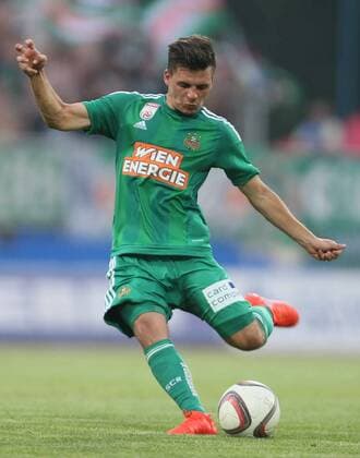 SOCCER - EL quali, Zhodino vs Rapid ZHODZINA,BELARUS,28.JUL.16 - SOCCER - UEFA Europa League, qualification, FC Torpedo Zhodino vs SK Rapid Wien. Image shows Thomas Murg (Rapid). Keywords: Wien Energie. GEPAxpictures xMarioxKneisl