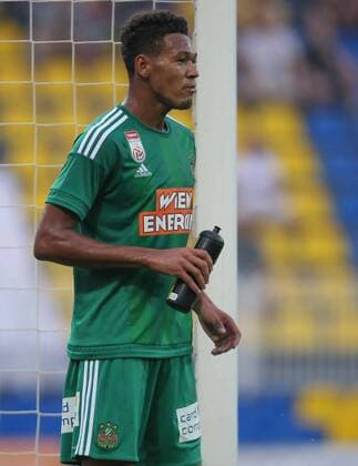 SOCCER - EL quali, Zhodino vs Rapid ZHODZINA,BELARUS,28.JUL.16 - SOCCER - UEFA Europa League, qualification, FC Torpedo Zhodino vs SK Rapid Wien. Image shows Joelinton (Rapid). Keywords: Wien Energie. GEPAxpictures xMarioxKneisl