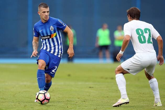 Third qualifying round, European League NK Lokomotiva - Vorskla Poltava 28.07.2016., Croatia, Maksimir Stadium, Zagreb - Third qualifying round, European LeagueNK Lokomotiva - Vorskla Poltava. Karlo Bartolec.  GoranxStanzl PIXSELL