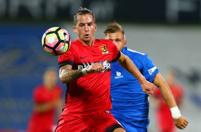 SOCCER - EL quali, Admira vs Liberec MARIA ENZERSDORF,AUSTRIA,28.JUL.16 - SOCCER - UEFA Europa League, qualification, FC Admira Wacker Moedling vs FC Slovan Liberec. Image shows Christoph Knasmuellner (Admira). GEPAxpictures xCh.xKelemen