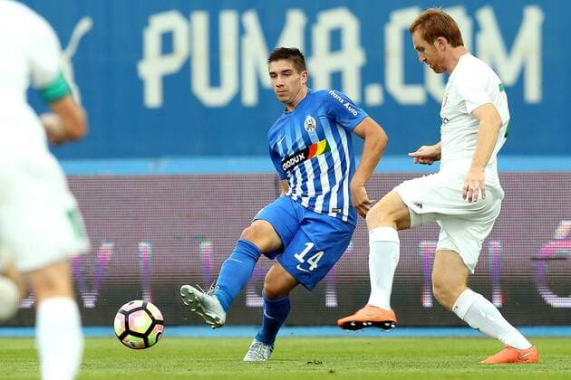 Third qualifying round, European League NK Lokomotiva - Vorskla Poltava 28.07.2016., Croatia, Maksimir Stadium, Zagreb - Third qualifying round, European LeagueNK Lokomotiva - Vorskla Poltava. Luka Ivanusec.  GoranxStanzl PIXSELL