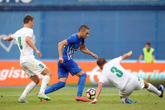 Third qualifying round, European League NK Lokomotiva - Vorskla Poltava 28.07.2016., Croatia, Maksimir Stadium, Zagreb - Third qualifying round, European LeagueNK Lokomotiva - Vorskla Poltava. Eros Grezda.  GoranxStanzl PIXSELL