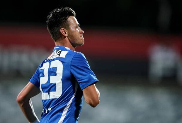 SOCCER - EL quali, Admira vs Liberec MARIA ENZERSDORF,AUSTRIA,28.JUL.16 - SOCCER - UEFA Europa League, qualification, FC Admira Wacker Moedling vs FC Slovan Liberec. Image shows the rejoicing of Egon Vuch (Liberec). GEPAxpictures xPatrickxLeuk