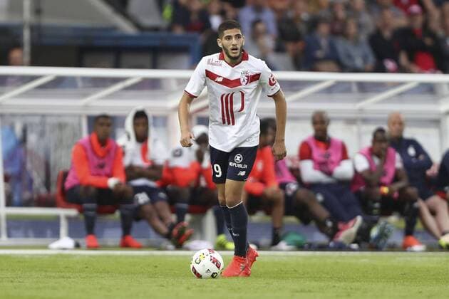 Fußball, EL Quali, OSC Lille - FK Qäbälä Yassine Benzia (Lille) Fussball Europa League Quali : OSC Lille vs FC Qabala - - 28 07 2016 GwendolineLeGoff Panoramic 