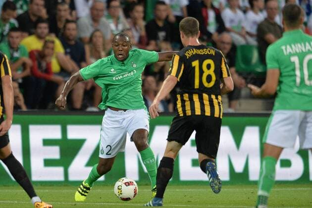 Fußball, EL Quali, AS St. Etienne - AEK Athen Kevin Theophile Catherine (saint etienne) Fussball : AS Saint Etienne vs AEK Athenes - Europa League Quali - -28 07 2016 FredericChambert Panoramic 