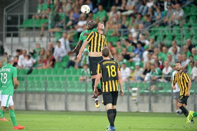 Fußball, EL Quali, AS St. Etienne - AEK Athen Florentin Pogba (saint etienne) Fussball : AS Saint Etienne vs AEK Athenes - Europa League Quali - -28 07 2016 FredericChambert Panoramic 