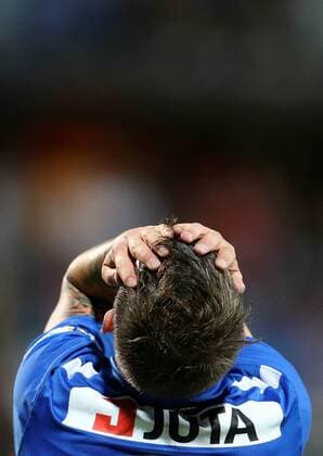 SOCCER - EL quali, Admira vs Liberec MARIA ENZERSDORF,AUSTRIA,28.JUL.16 - SOCCER - UEFA Europa League, qualification, FC Admira Wacker Moedling vs FC Slovan Liberec. Image shows the disappointment of Jan Sykora (Liberec). GEPAxpictures xPatrickxLeuk