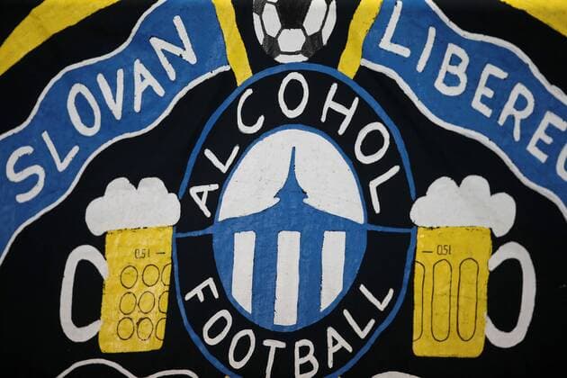 SOCCER - EL quali, Admira vs Liberec MARIA ENZERSDORF,AUSTRIA,28.JUL.16 - SOCCER - UEFA Europa League, qualification, FC Admira Wacker Moedling vs FC Slovan Liberec. Image shows a banner from Liberec fans. GEPAxpictures xPatrickxLeuk