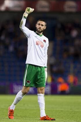 Cork s goalkeeper Mark McNulty pictured after the first leg game of the third qualifying round between Belgian first league soccer team KRC Genk and Ireland s Cork City F.C. in the Europa League competition, on Thursday 28 July 2016, in Genk. KRISTOFxVANxACCOM  x04900001x
