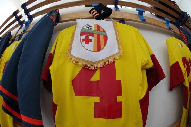 28 07 2016 Hibernians Stadium, Paola, Malta UEFA Europa League Third Qualifying Round, First Leg Birkirkara FC (Malta) v FC Krasnodar (Russia) The Birkirkara FC dressing room ready for the UEFA Europa League, third qualifying round, first leg match against Krasnodar of Russia. Birkirkara FC v Krasnodar - UEFA Europa League 2016 17 BKR_KRA_UEL_16_17
