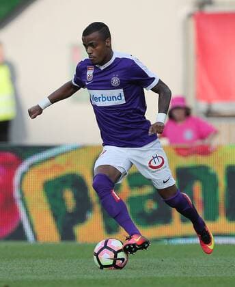 SOCCER - EL quali, A.Wien vs Trnava VIENNA,AUSTRIA,28.JUL.16 - SOCCER - UEFA Europa League, qualification, FK Austria Wien vs FC Spartak Trnava. Image shows Robert Tambe (Spartak Trnava). GEPAxpictures xChristianxOrt