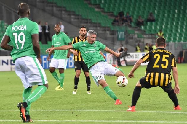 Fußball, EL Quali, AS St. Etienne - AEK Athen Fabien Lemoine (saint etienne) Fussball : AS Saint Etienne vs AEK Athenes - Europa League Quali - -28 07 2016 FredericChambert Panoramic 