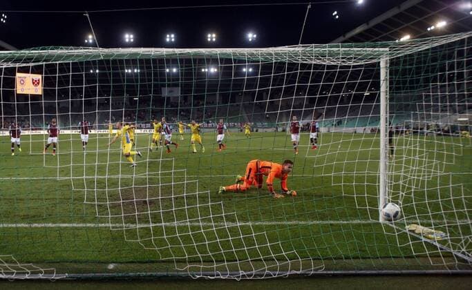 Domzale - West Ham 28.07.2016., Slovenia, Ljubljana - Third Qualifying Round of the Europena League, match Domzale - West Ham.  SrdjanxZivulovic FAxBobo PIXSELL