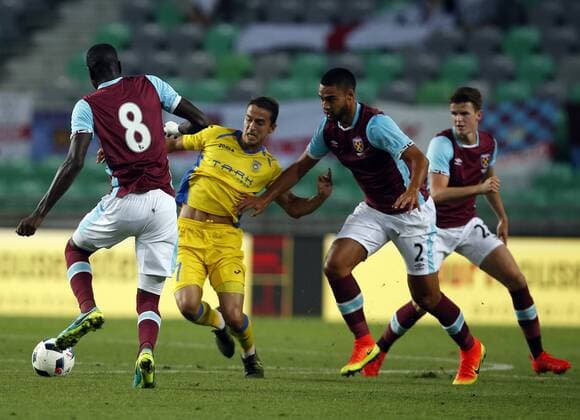 Domzale - West Ham 28.07.2016., Slovenia, Ljubljana - Third Qualifying Round of the Europena League, match Domzale - West Ham.  SrdjanxZivulovic FAxBobo PIXSELL