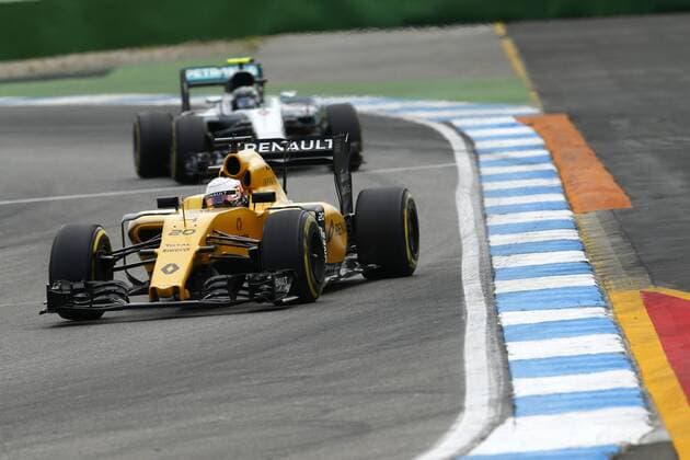 Motorsports: FIA Formula One World Championship WM Weltmeisterschaft 2016, Grand Prix of Germany, 20 Kevin Magnussen (DEN, Renault Formula 1 Team), xHOCHxZWEIx
