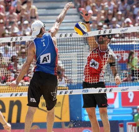 Beachvolleyball. Beach volleyball Beachvolleyball Major Series. Clemens DOPPLER, (AUT). Klagenfurt, 29.7.2016.