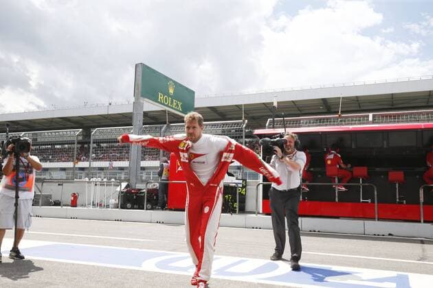 Motorsports: FIA Formula One World Championship WM Weltmeisterschaft 2016, Grand Prix of Germany, 5 Sebastian Vettel (GER, Scuderia Ferrari), xHOCHxZWEIx