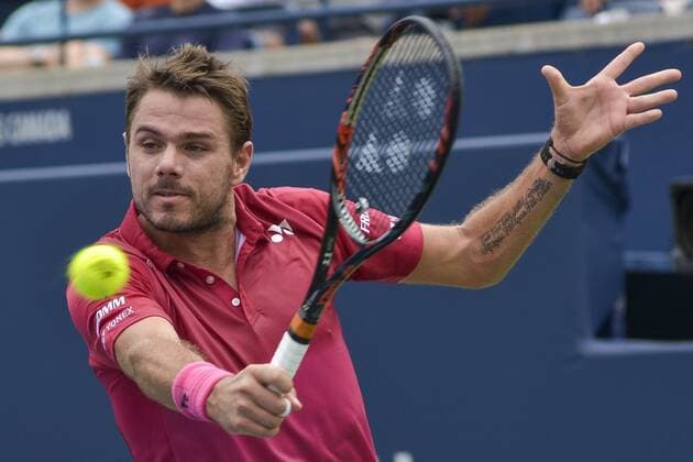 July 29, 2016 - Toronto, Ontario, Canada - Tennis 2016 - Rogers Cup - Quarterfinals. Stan Wawrinka of Switzerland seed number 2, defeats Kevin Anderson of South Africa in 2 sets, 6-1, 6-3. Advancing to the semi-finals. Tennis 2016 - Rogers Cup - Quarterfinals. - ZUMAd114