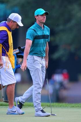 29 JUL 2016: Rory McIlroy on the 18th Green during the second round of the 98th PGA Golf Herren Championship played at Baltusrol Golf Club in Springfield,NJ.(Photo by Rich Graessle Icon Sportswire) GOLF: JUL 29 PGA - PGA Championship - Second Round Icon07291619852016 EDITORIAL USE ONLY