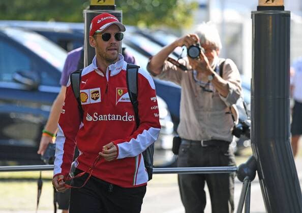 30.07.2016, xjhx, Formel 1 Grand Prix von Deutschland Freies Training, emspor, v.l. Sebastian Vettel (Scuderia Ferrari) Hockenheim