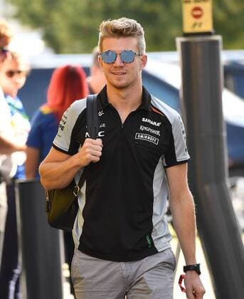 30.07.2016, xjhx, Formel 1 Grand Prix von Deutschland Freies Training, emspor, v.l. Nico Huelkenberg (Sahara Force India F1 Team) Hockenheim