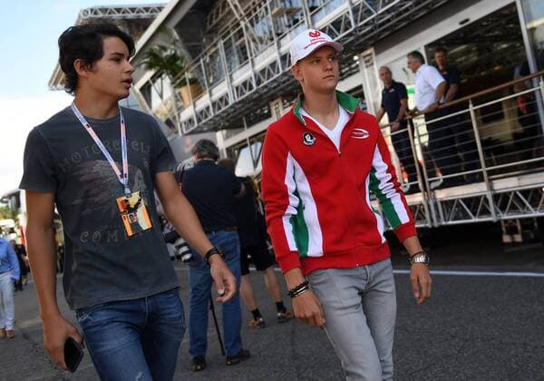 30.07.2016, xjhx, Formel 1 Grand Prix von Deutschland Freies Training, emspor, v.l. Mick Schumacher Hockenheim
