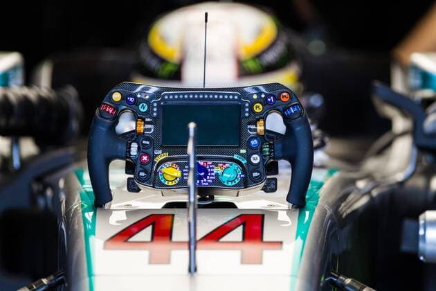 Lenkrad von Lewis Hamilton (Mercedes AMG Petronas Formula One Team), Grosser Preis von Deutschland 2016, 3. freies Training, Motorsport, Formel 1, 30.07.2016, Copyright: Neisx Eibner-Pressefoto EP_ans